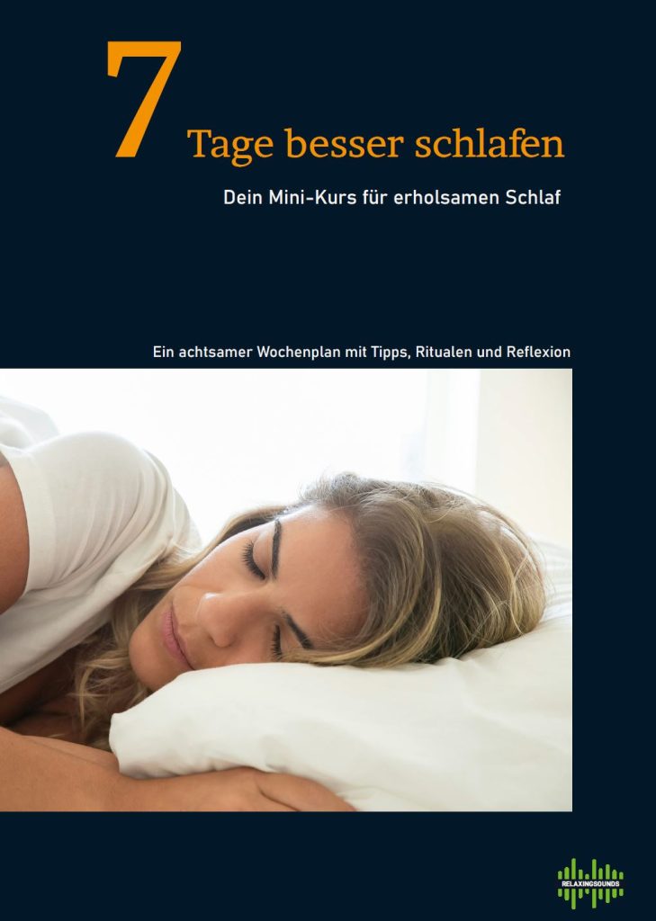 7 Tage besser schlafen.